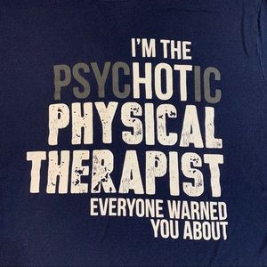 Physical Therapist Women’s Funny Navy Blue Short Sleeve t-shirt Medium